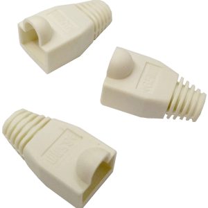 FUNDA PARA TERMINAL DE CABLE UTP-STP COLOR BLANCO