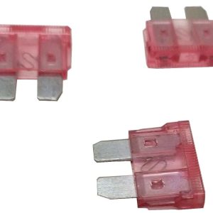 FUSIBLE PARA COCHE DE 4A Y 2 PATILLAS PLANAS. COLOR ROSA.