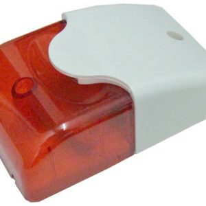 SIRENA ALARMA DE 12V. CON DOBLE ACUSTICA Y LUMINOSOS. ELECTRO DH 35050.