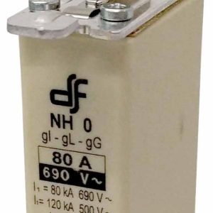 FUSIBLE DE CUCHILLA 80A. NH0/C0. 690V. MD. DF 301080.