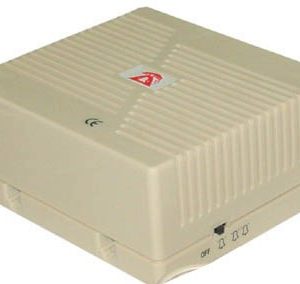 TIMBRE AUXILIAR PARA TELEFONO CON DOS ENTRADAS PARA CABLE. MEDIDAS 12X12CM.