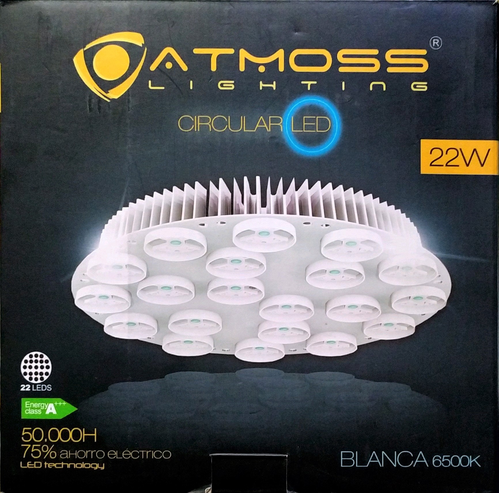 CIRCULAR TRANFORMADOR 220V22W LED 22 LUZ BLANCA.