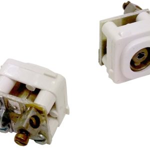 TOMA DE TV PARA CANALETA CUBRECABLES TIPO TV. MICRO. QUINTELA 43190.