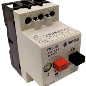 INTERRUPTOR GUARDAMOTORES TMS 25 – 0.63 – 1.0A. 690V. TERASAKI 035/003.