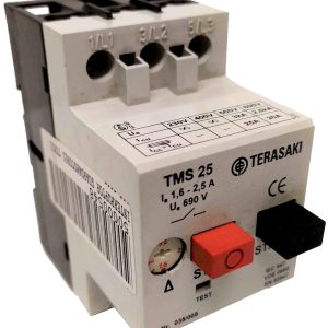 INTERRUPTOR GUARDAMOTORES TMS 25 – 1.6 – 2.5A. 690V. TERASAKI 035/005.
