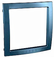 MARCO EMBELLECEDOR MARCA UNICA FINO COLOR AZUL GLACIAR. U4.000.54.