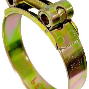 ABRAZADERA SUPER ANCHA DE 92X97MM. METALICA COLOR DORADA.