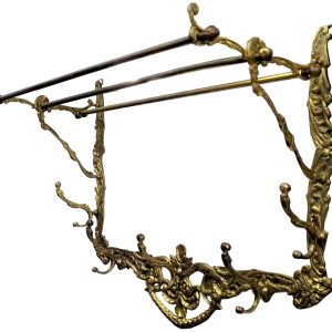 PERCHA DE LATON CON SOMBRERERA GRANDE