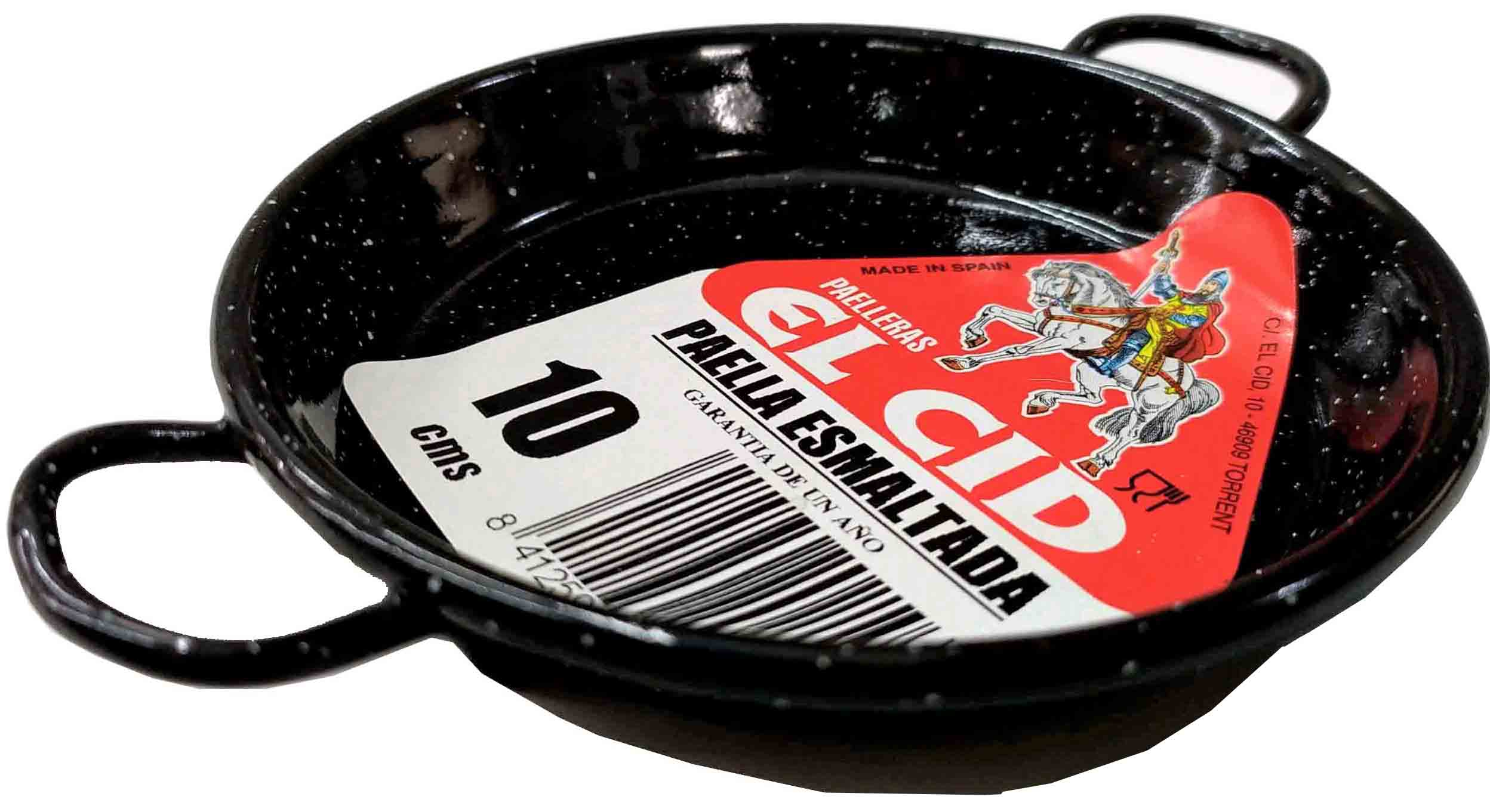 PAELLERA DE PORCELANA ESMALTADA DE 10CM. EL CID. - Imagen 2