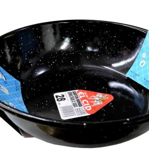 SARTEN DE PORCELANA ESMALTADA DE 2 ASAS DE 28CM. HONDA.