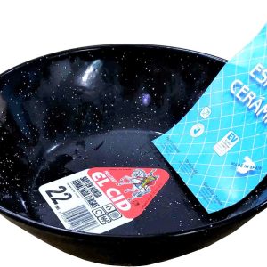 SARTEN DE PORCELANA ESMALTADA DE 2 ASAS DE 22CM. HONDA.