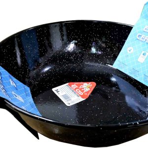 SARTEN DE PORCELANA ESMALTADA DE 2 ASAS DE 34CM. HONDA.