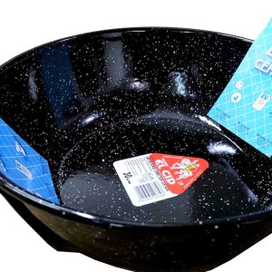 SARTEN DE PORCELANA ESMALTADA DE 2 ASAS DE 30CM. HONDA.