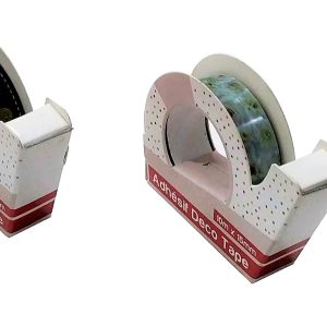 CINTA DE WASHI TAPE CON PORTAROLLOS MEDIDAS 10MX15MM. PRECIO POR UNIDAD.