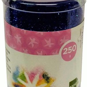 PURPURINA FINA FANTASIA DE COLORES METALICOS VARIADOS EN BOTE DE 250GR. PRECIO POR UNIDAD.