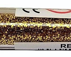 PURPURINA FINA FANTASIA COLOR ORO EN TUBO PEQUEÑO. POESSA 311664.