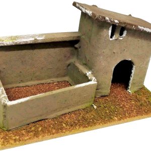 CASA ESTABLO PARA DECORACION NAVIDEÑA BELEN. MEDIDAS 14X6.