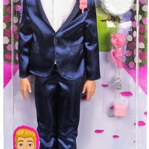 KEN CON TRAJE DE NOVIO DE BARBIE Y ACCESORIOS. MATTEL GTF36.