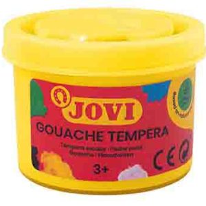 TEMPERA EN TARRO COLOR AMARILLO LIMON DE 35ML. 02 JOVII