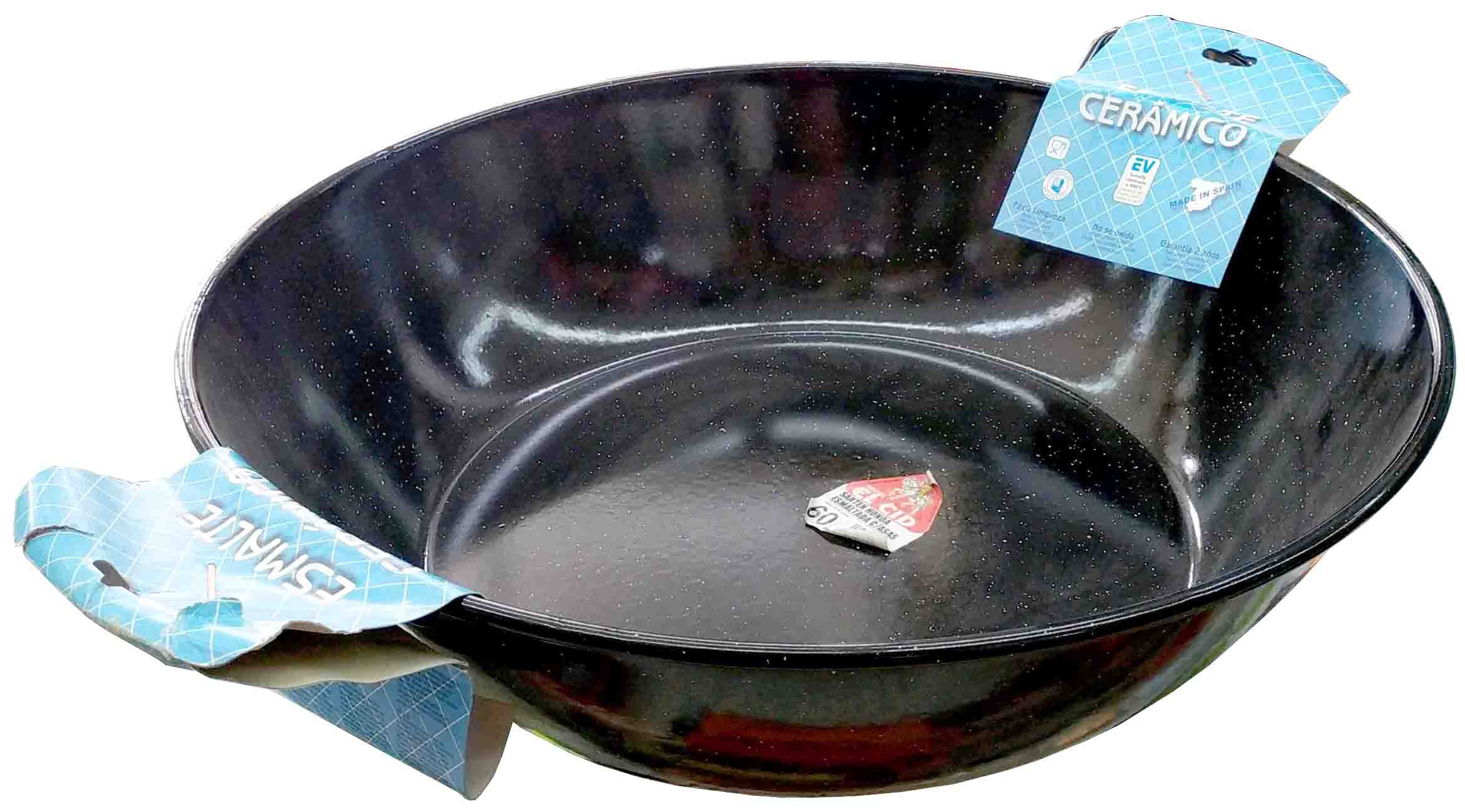 SARTEN DE PORCELANA CON 2 ASAS DE 60CM HONDA. - Imagen 2