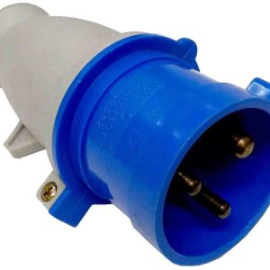 CLAVIJA AEREA INDUSTRIAL 2 POLOS + TIERRA DE 32A Y 220V.