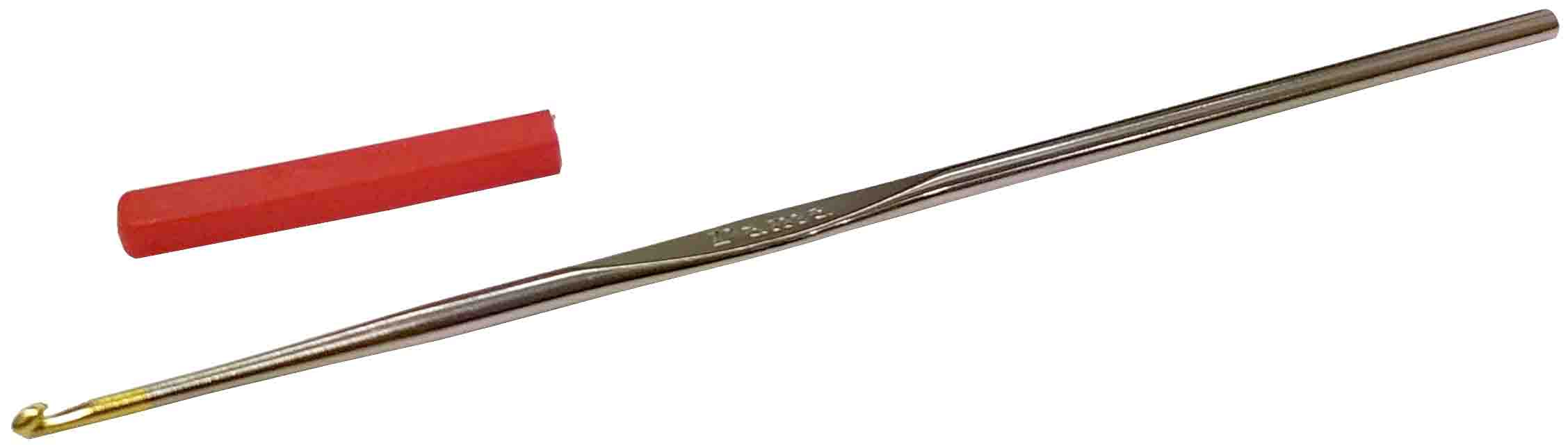 AGUJA DE CROCHET O GANCHILLO DEL Nº 5. MARCA DAMA ORO.