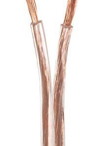 CABLE PARALELO LIBRE DE OXIGENO DE 2x4mm POLARIZADO TRANSPARENTE. PRECIO POR METRO.