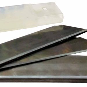 RECAMBIO DE HOJAS PARA CUTTER DE 25MM X10CM EN BLISTER DE 10 UNIDADES.