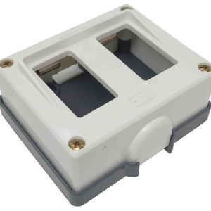 CAJA SUPERFICIE + ZOCALO DE 2 ELEMENTOS EUROPOLI METROPOLIS EUNEA 3098M-B. BLANCO. MEDIDAS 9X10X5CM.