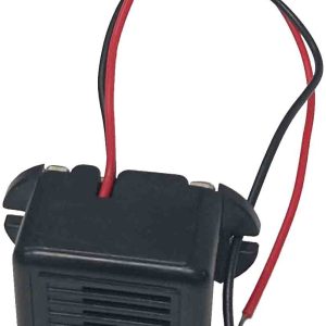 TIMBRE ZUMBADOR MINI DE 12V. MEDIDAS 3,5X1.50X1.70CM.