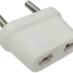 ADAPTADOR CLAVIJA DE 4MM Y 1,5CM DE SEPARACION INTERIOR O AMERICANA A SALIDA DE 4,8MM Y 2CM DE SEPARACION INTERIOR