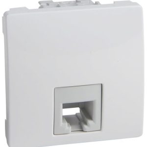 TOMA TELEFONO ANCHA RJ11 DE 4 CONTACTOS BLANCO MARCA SCHNEIDER UNICA U3.492.18