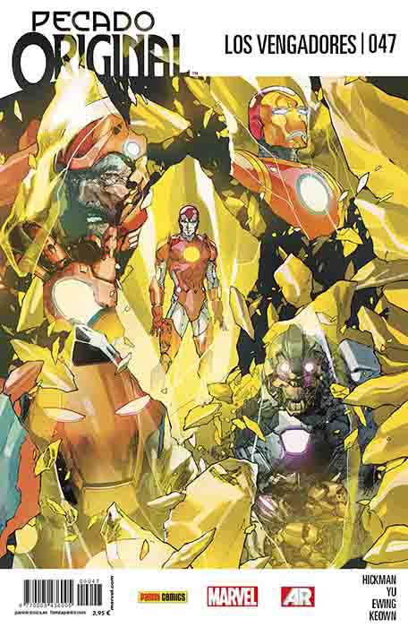 LOS VENGADORES VOL 4 Nº 047 DE 164 LA EDAD HEROICA. PECADO ORIGINAL DE PANINI MARVEL - Imagen 3