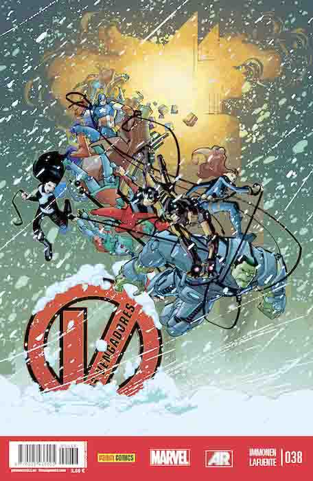 LOS VENGADORES VOL 4 Nº 038 DE 164 LA EDAD HEROICA. LOS VENGADORES DE PANINI MARVEL - Imagen 2