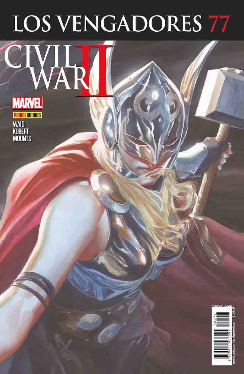 LOS VENGADORES VOL 4 Nº 77 DE 164 LA EDAD HEROICA. CIVIL WAR II DE PANINI MARVEL - Imagen 3