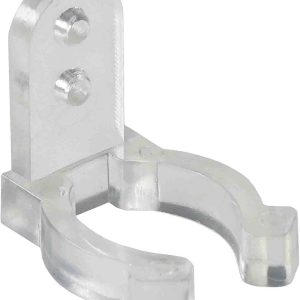 SOPORTE TRANSPARENTE PARA FIJACION DE TUBO DE LUZ LED