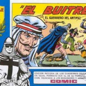 EL GUERRERO DEL ANTIFAZ 77 EL BUITRE. HOMENAGE A M. GAGO. EDITORIAL VALENCIANA.