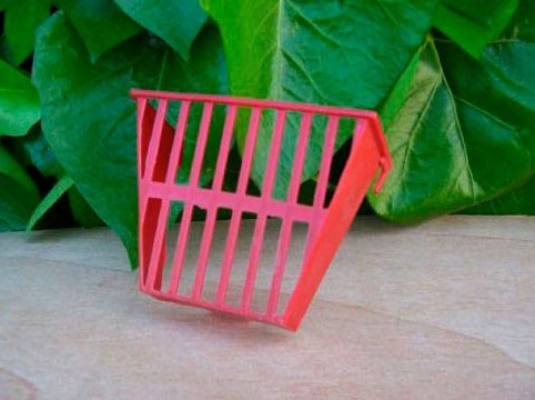 PELERO DE PLASTICO DE 8CM. PORTAPELOS DE CABRA O DE COCO PARA JAULA LECHUGUERA. PRECIO POR UNIDAD. - Imagen 4