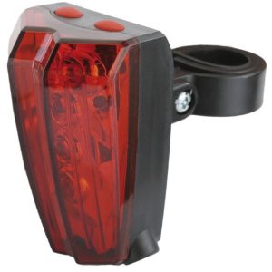 LINTERNA DE BICI TRASERA DE 5 LED CON 4 FUNCIONES CON LASER  F.BRIGHT 2423104