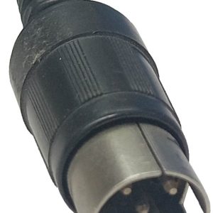 CLAVIJA DE AUDIO DIN DE 5 PIN MACHO CON 1 PIN CENTRAL