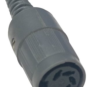 CONECTOR AEREO DE AUDIO DIN DE 5 PIN HEMBRA.