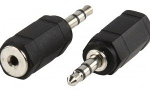 ADAPTADOR DE CLAVIJA JACK 3.5 MACHO A JACK 2.5 HEMBRA ESTEREO