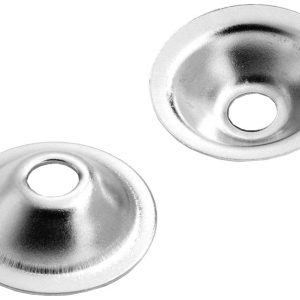 ROSETA CONICA O FLORON SEPARADOR CON Ø 6MM AGUJERO X Ø 32MM ESTERIOR X 9MM ALTURA. METALICO. PRECIO POR UNIDAD.