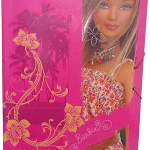 CARPETA CLASIFICADORA. TAMAÑO FOLIO. DE FANTASIA DE BARBIE. DE CARTON FORRADO CON SOLAPA. 5160758