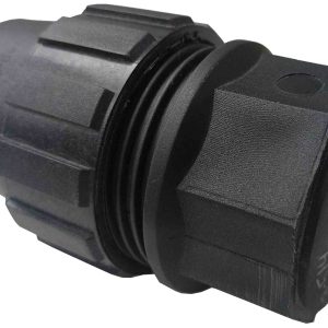 TAPON FINAL DE 40MM-1.1/4″ NEGRO DE POLIETILENO.