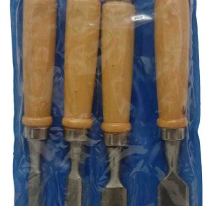 FORMON JUEGO DE 4 PIEZAS DE 6-12-18-24MM. CON MAGO DE MADERA