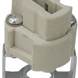 PORTALAMPARA G9 CON BASTIDOR TRASERO CON SOPORTE CASQUILLO HALOGENO DE CERAMICA G9