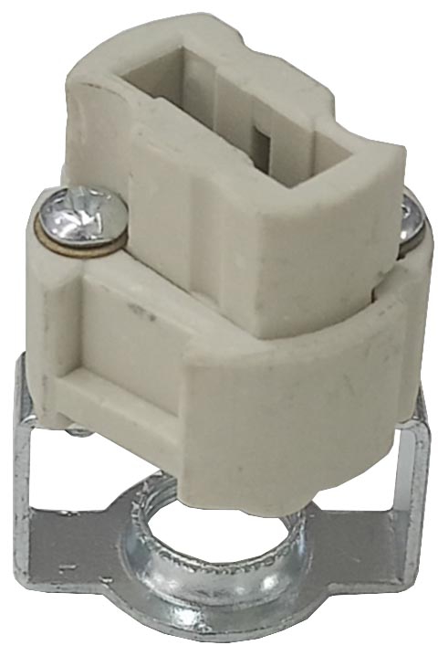 PORTALAMPARA G9 CON BASTIDOR TRASERO CON SOPORTE CASQUILLO HALOGENO DE CERAMICA G9 - Imagen 2