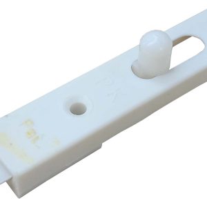 PASADOR CERROJO PARA ARMARIO DE 70x15x7MM. DE NYLON DE SOBREPONER PARA ATORNILLAR