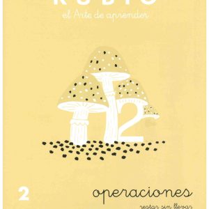CUADERNO DE PROBLEMAS 2 OPERACIONES RESTAR SIN LLEVAR DE RUBIO